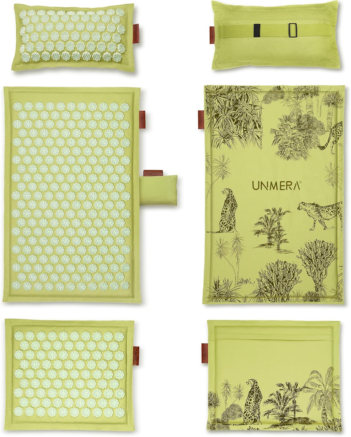 UNMERA Acupressure Mat and Pillow Set for Pain Relief and Relaxation
