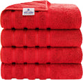 American Soft Linen Luxury 4 Piece Bath Towel Set - Soft, Absorbent