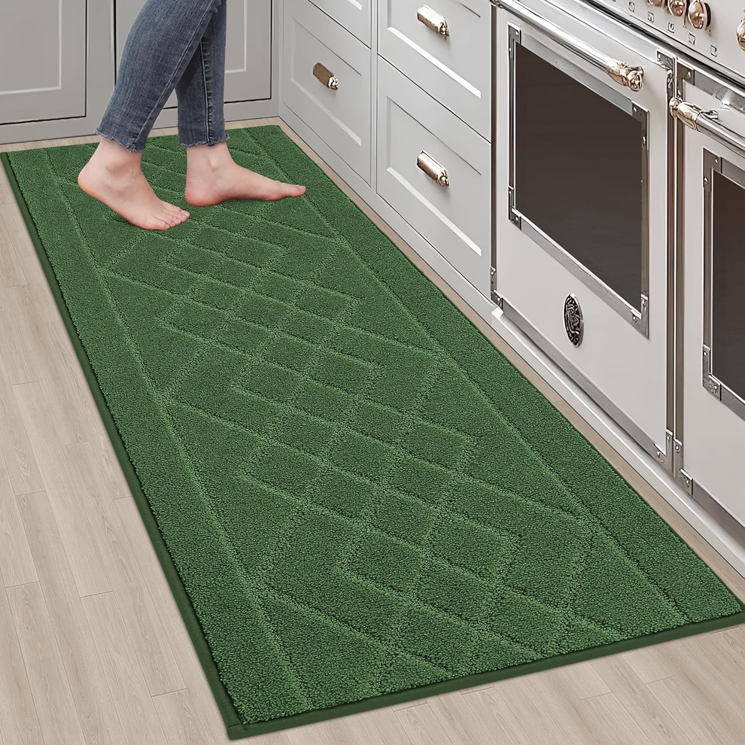 BEQHAUSE Kitchen Runner Rug 20x59 Non Slip Soft Absorbent Mats