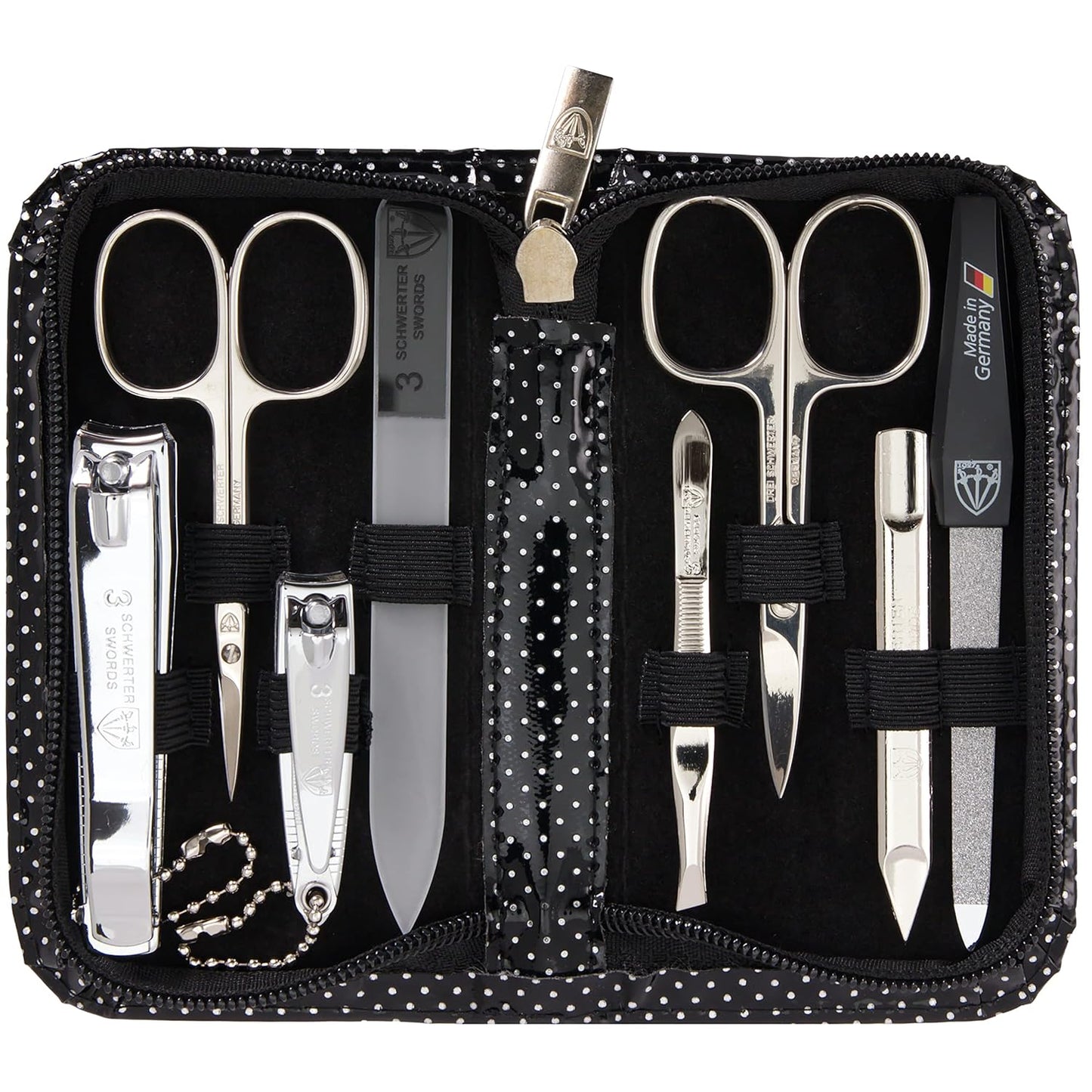 3 Swords Germany 8 Piece Manicure Pedicure Grooming Kit Set