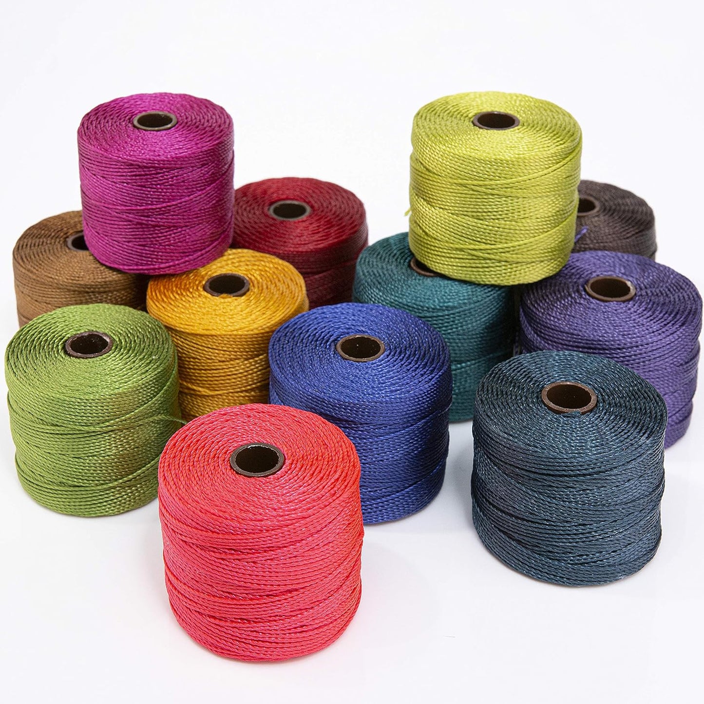S-Lon Bead Cord 0.5mm Twisted Nylon for Jewelry Making Projects
