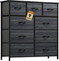 DWVO Dresser with 9 Drawers - Sturdy Fabric Storage Tower