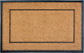 Maxen Doormat 30 in x 48 in Natural Black - Oversized Durable Scraper
