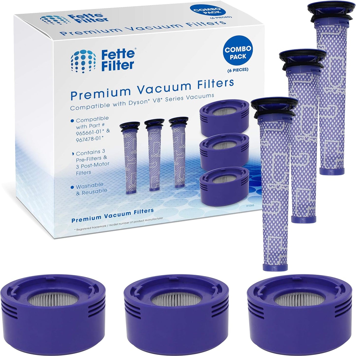 Fette Filter - Ultimate Dyson V7/V8 Filter Kit