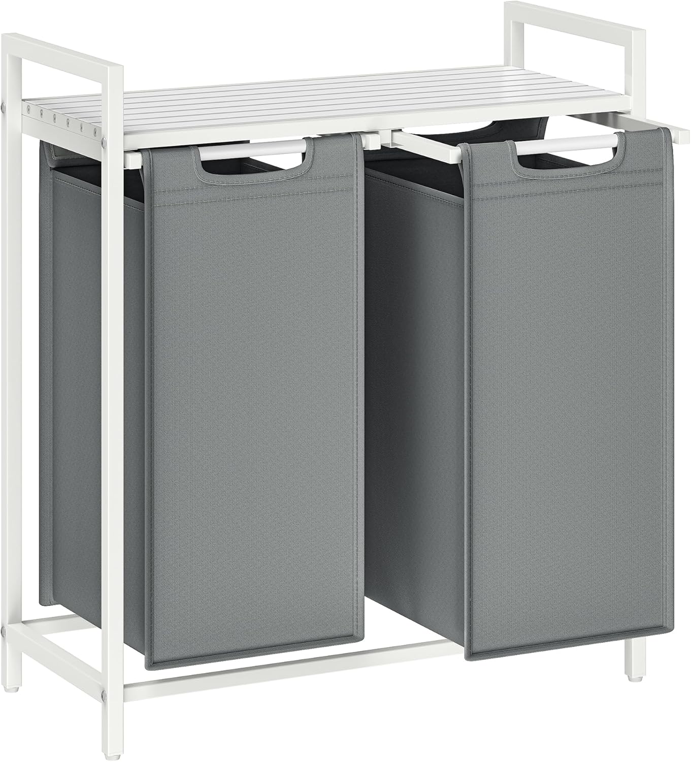 VASAGLE Laundry Hamper with Removable Bags and Shelf for Sorting