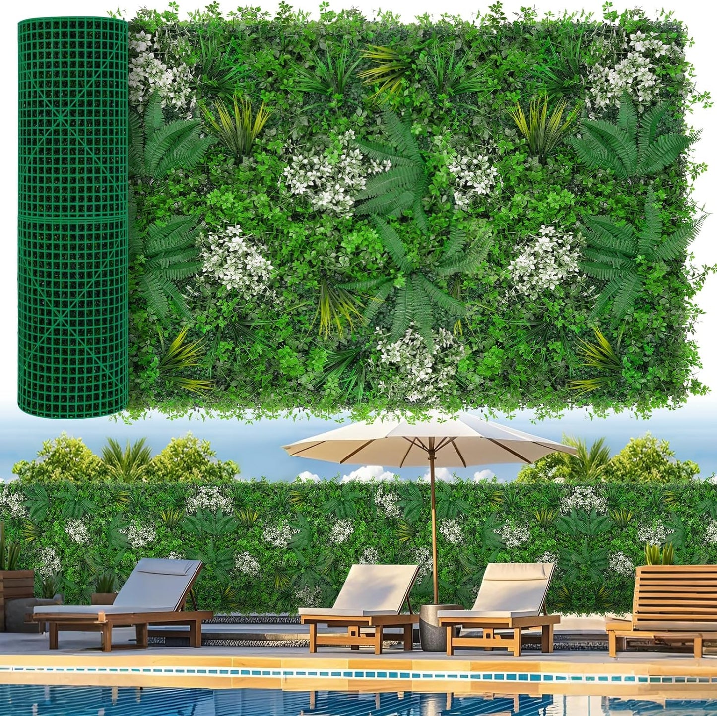 Artificial Grass Wall Panels for Indoor and Outdoor Decor