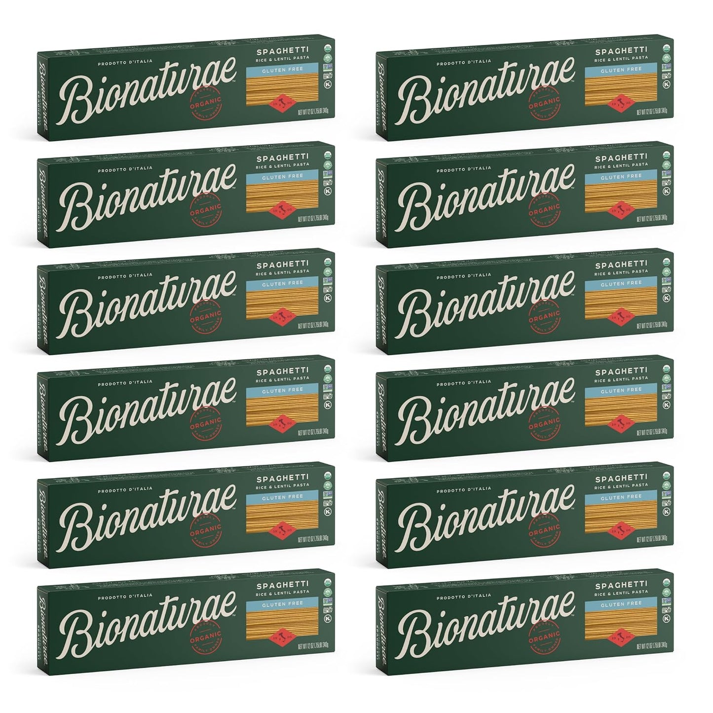 Bionaturae Gluten Free Spaghetti Pasta Noodles - High Protein