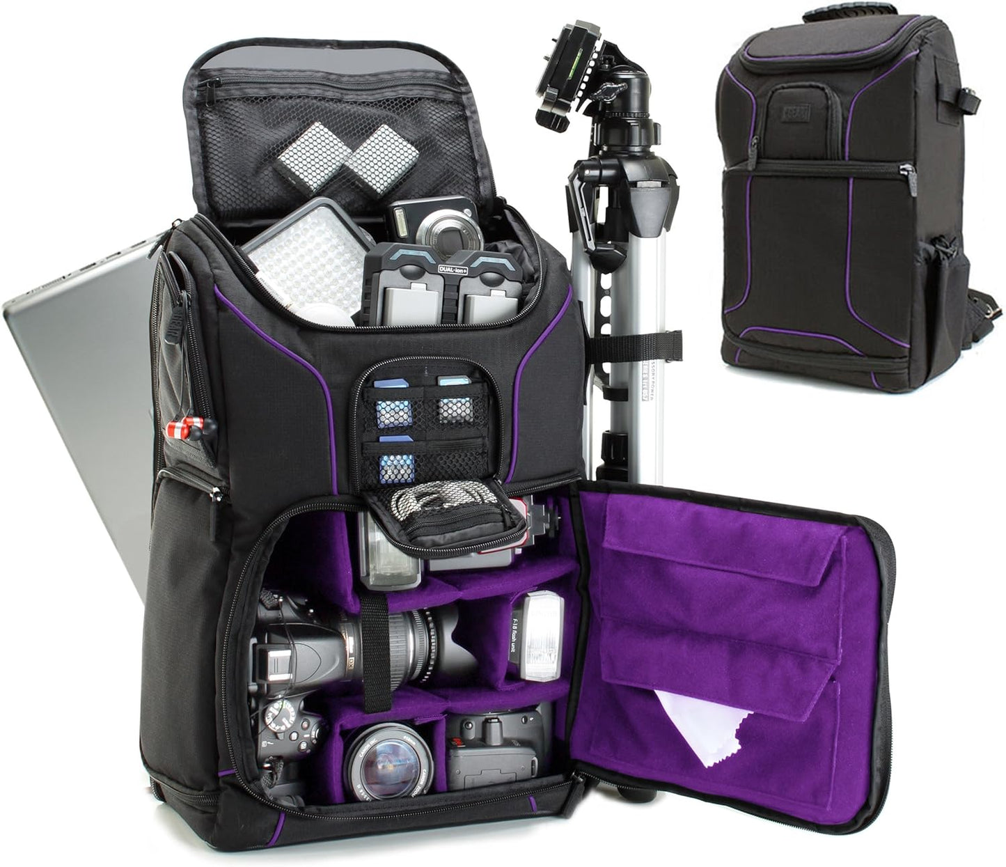 USA Gear Camera Backpack for Photographers with Laptop Slot