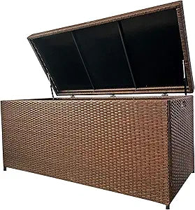 140 Gallon Outdoor Storage Box for Cushions and Tools