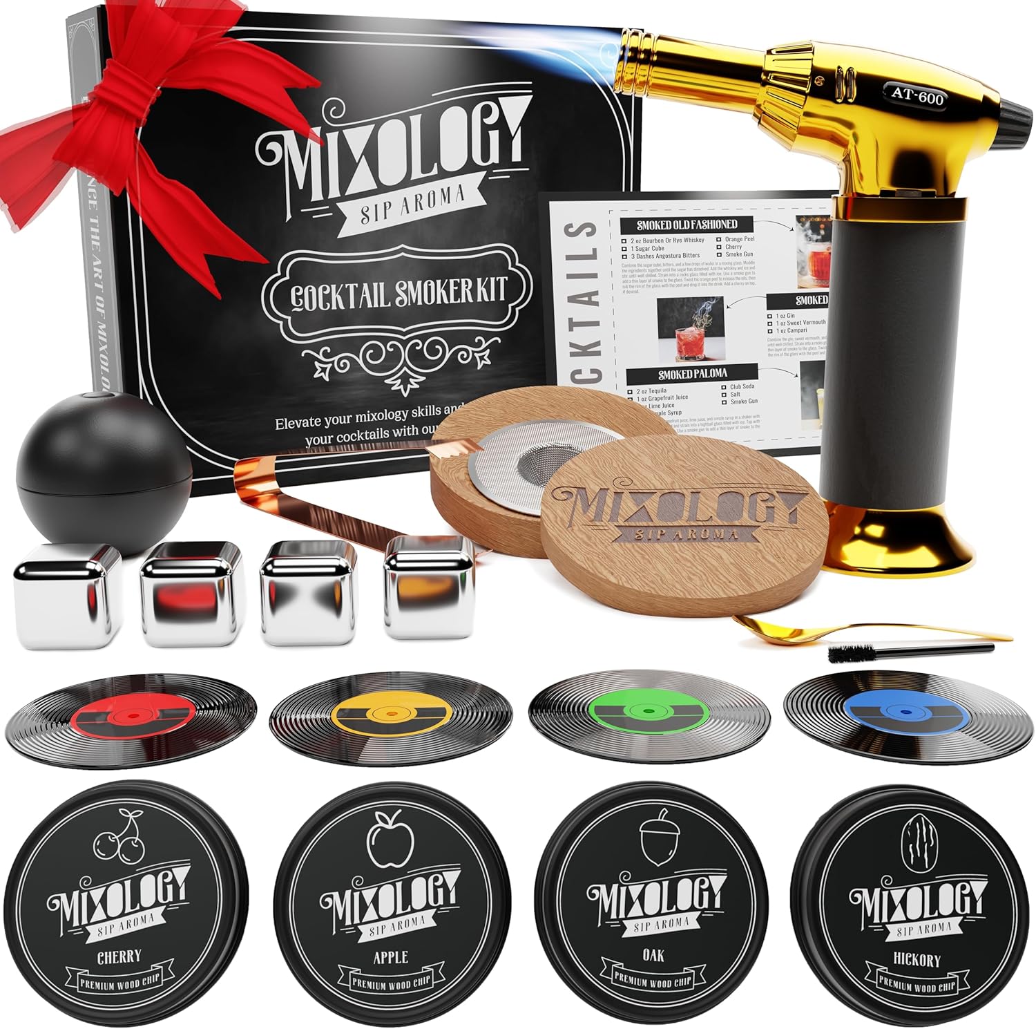 Flavorful Cocktail Smoker Kit - No Butane