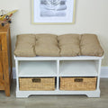 Klear Vu Gripper Omega 33 in Tufted Bench Cushion - Non-Slip Comfort
