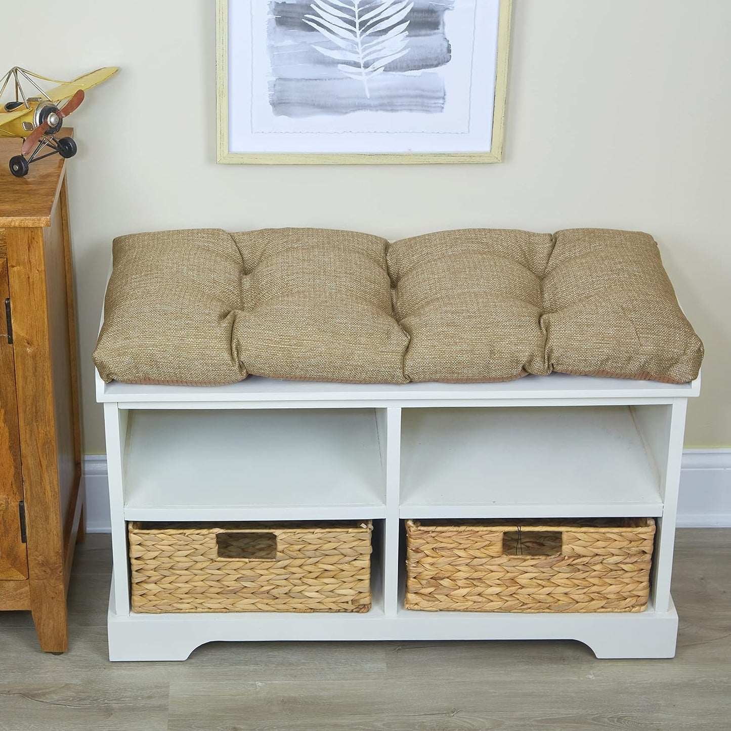 Klear Vu The Gripper Omega Non-Slip Tufted Bench Cushion