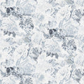 Floral Peel and Stick Wallpaper 394 x 17.3 in - Blue Large-Flower