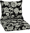 Arden Outdoor Deep Seat Cushion Set 22 in x 24 in Ashland Black