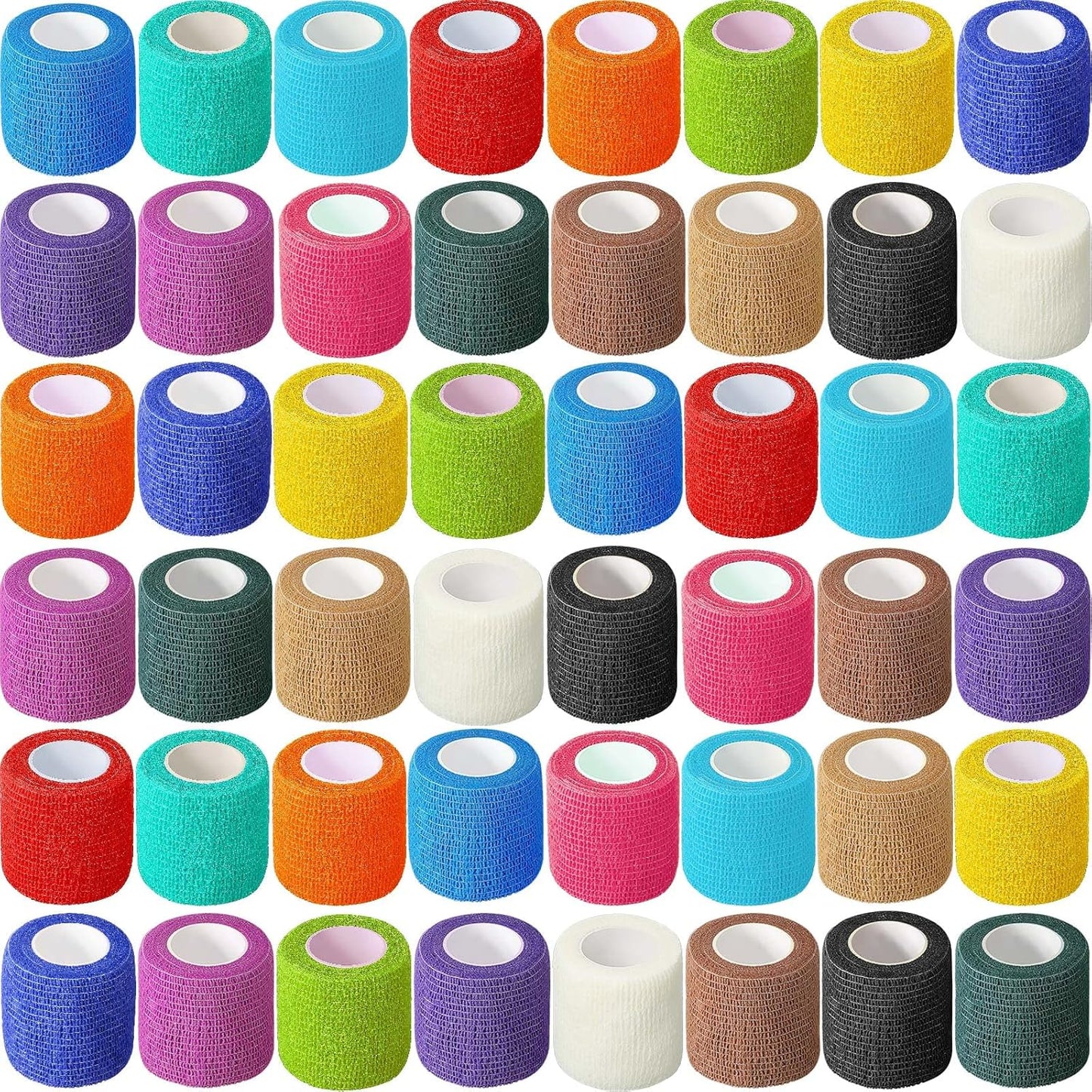 Treela 96 Pack Self Adhesive Bandage Wrap for Sports and Healing