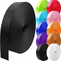 Nylon Webbing 1 in 1.5 in 2 in Strap Roll - Durable, Colorful Webbing