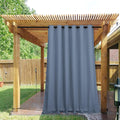 Outdoor Curtains 84in x 108in Patio Panels - Weighted Waterproof