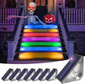 SOLPEX Solar Halloween Lights Outdoor - 8 Pack RGB & Warm Cold White