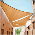 ColourTree 27ft x 27ft x 27ft Triangle Sun Shade Sail - Heavy Duty