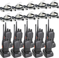 Walkie Talkies for Adults Rechargeable Long Range 16 Channel - Clear