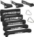 Long Resistance Bands for Working Out Men and Women - Set of 5