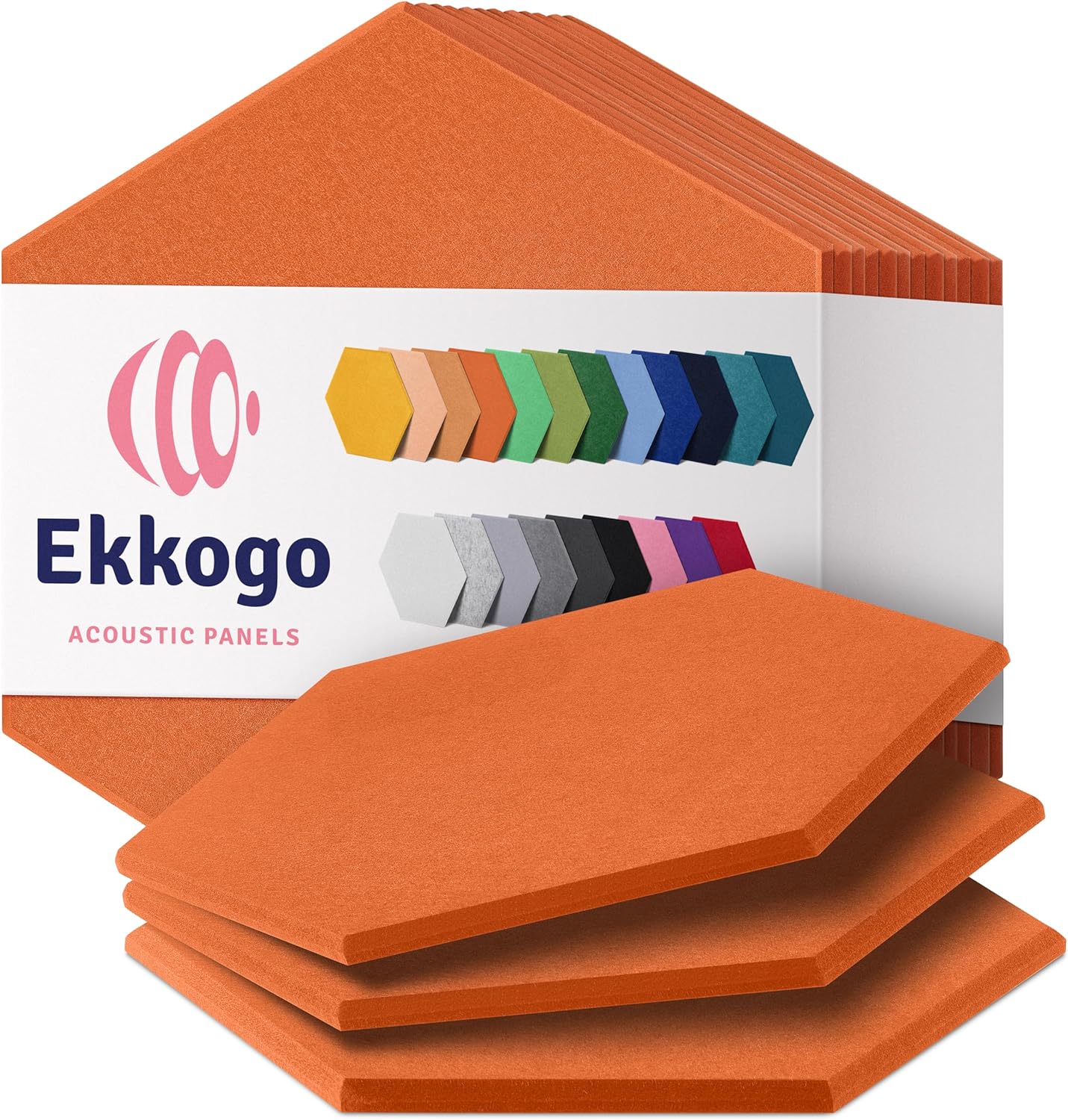 Acoustic Panels 12-Pack Soundproof Wall Panels for Home Use