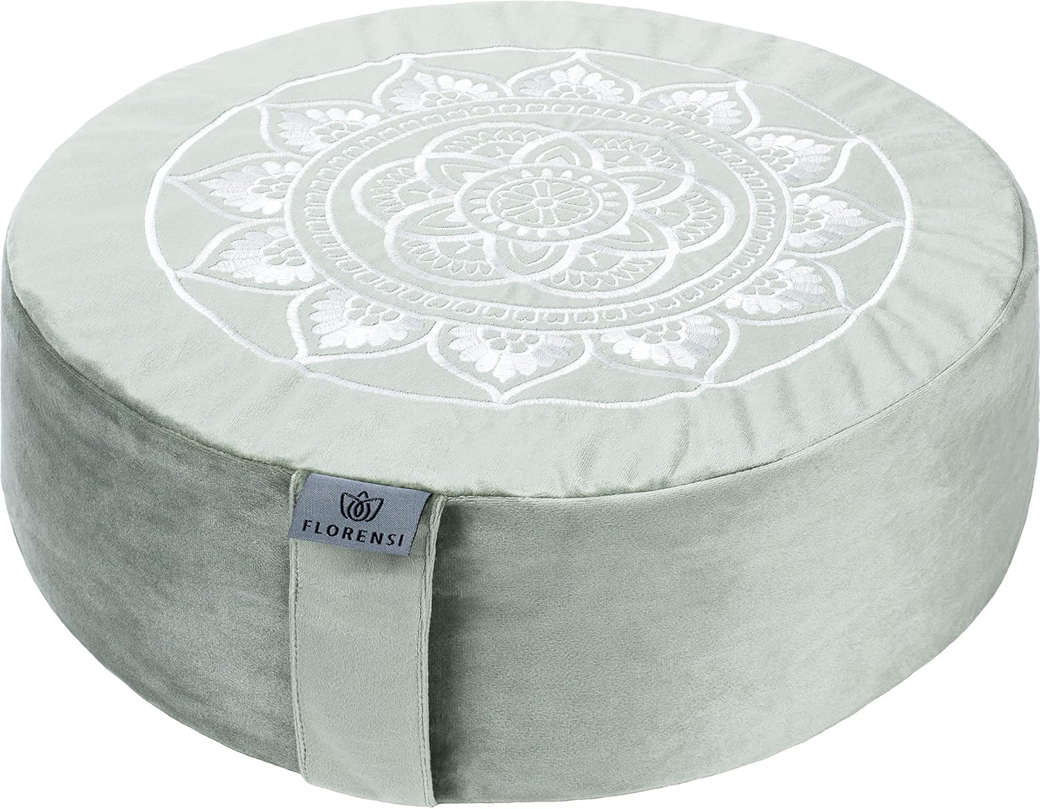 Florensi Meditation Cushion - Cozy Velvet Floor Pillow for Yoga