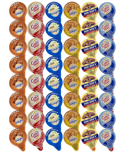Delicious 6-Flavor Coffee Creamer Pack
