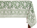 Meraki Green 100% Cotton Fall Rectangle Tablecloth 72 x 108 in
