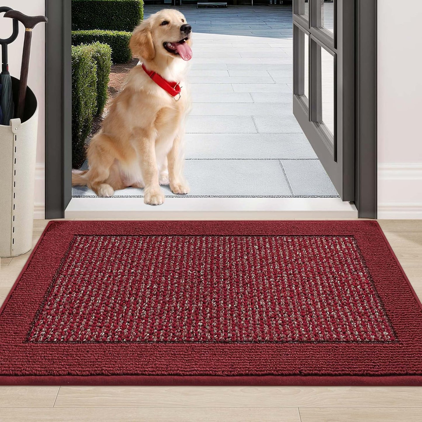 BEQHAUSE Indoor Door Mat 24in x 36in, Non-Slip Entryway Rug