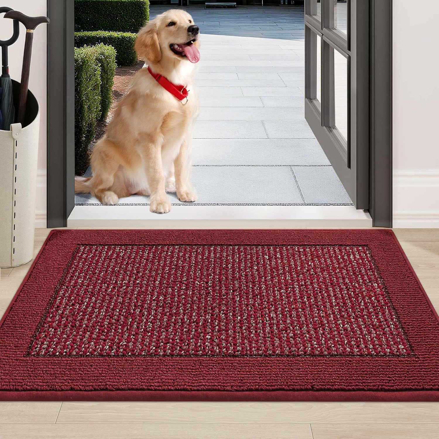BEQHAUSE Indoor Door Mat 24in x 36in, Non-Slip Entryway Rug