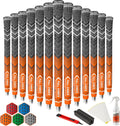 Cross Corded Golf Grips 13 Pack - Low Taper Control and All-Weather