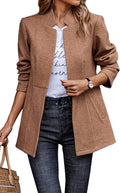 CCTOO Women's Open Front Blazer Coat - Versatile Office Staple