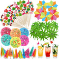 Tropical Luau Party Picks Set - 210 Pieces