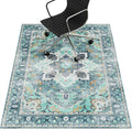 Office Chair Mat for Hardwood Floor 48x60 - Teal Desk Chair Mat