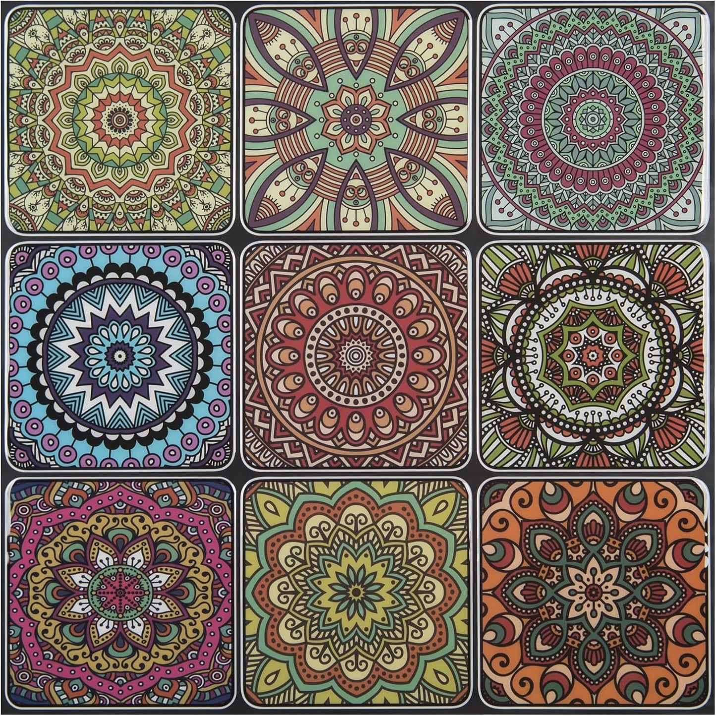 LONGKING Peel and Stick Backsplash Tile Stickers for Kitchen