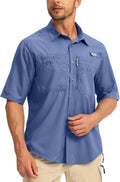 Men's Fishing Shirts with Zipper Pockets UPF 50 (Style 2YV1)