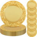 Elegant 24 Pcs Antique Charger Plates for Weddings and Events