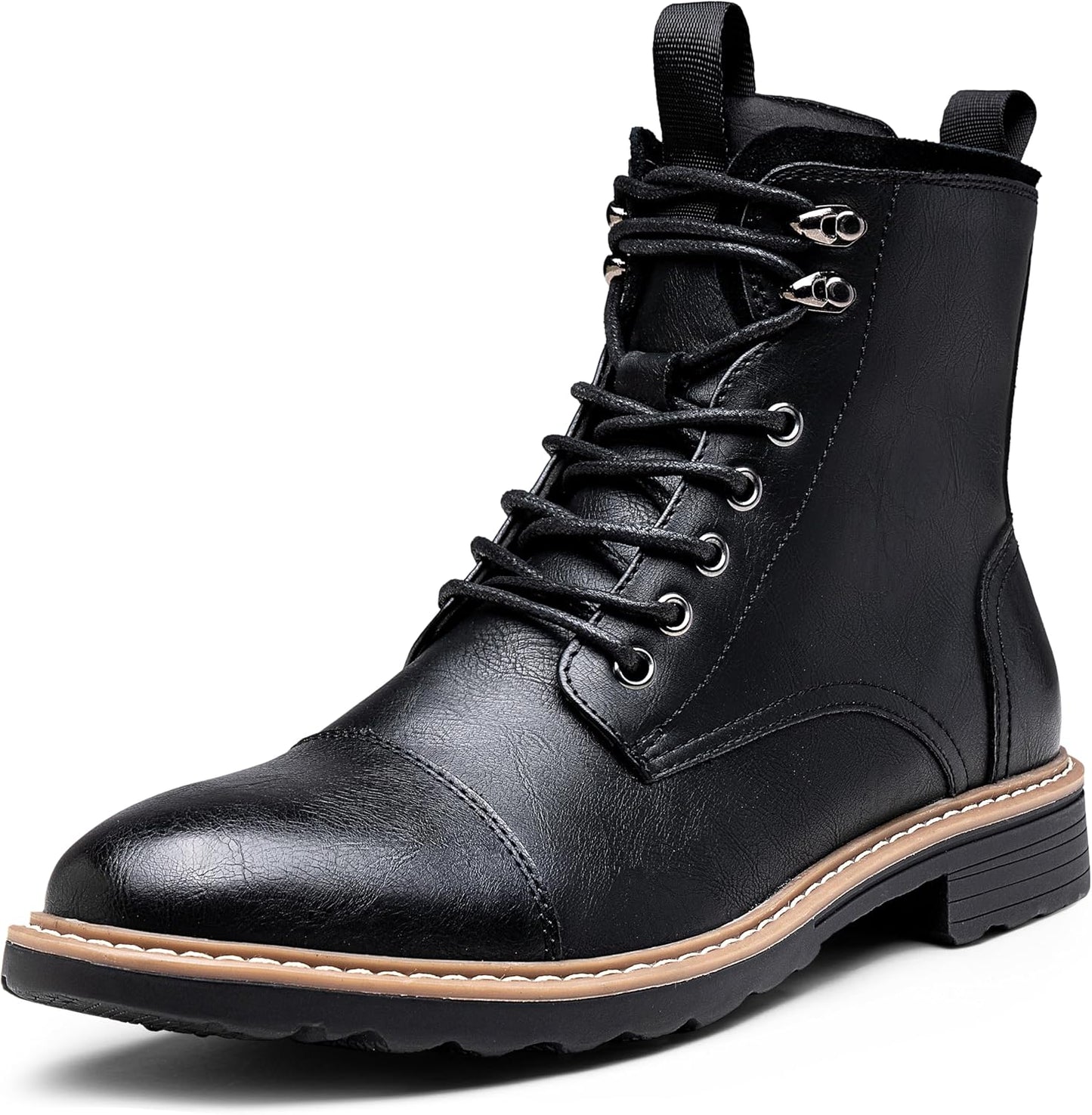 Vostey Mens Boots Motorcycle Casual Chukka Boots for Men