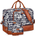 Travel Weekender Bag for Women 21in - Oversized Duffel with Shoe