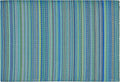 Striped Non Slip Doormat 24x36 in - Durable UV Resistant Outdoor Mat
