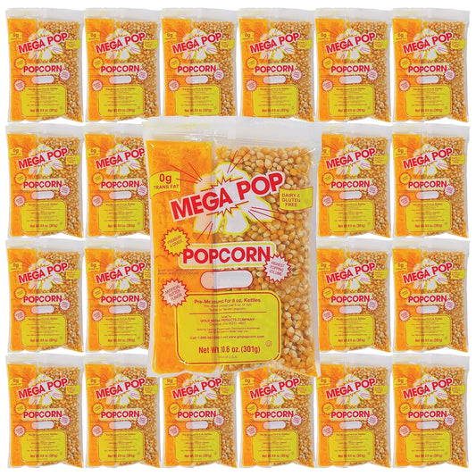 BeeQ BOX - 24 Mega Pop Popcorn Kits - Easy & Delicious Snacking