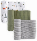 Little Unicorn Premium Muslin Swaddle Blanket 3 Pack - Soft