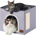 Bedsure Cat Beds for Indoor Cats - Large Cat Cave for Cozy Naps