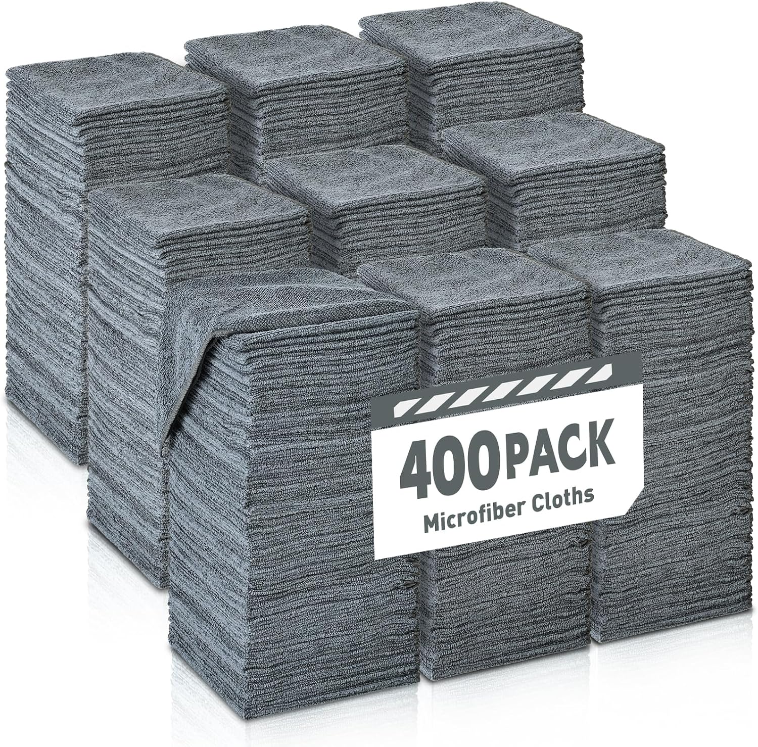 Microfiber Cleaning Cloths Bulk Pack for Cars and Home Use