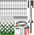 Wire Trellis for Climbing Plants Outdoor - 30-Set Stainless Steel Kit