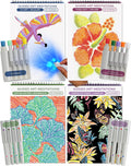 Lifelines FlowArt Activity Pad 4-Pack - Guided Art Meditations