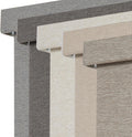 Persilux Blackout Roller Shades Linen Fabric Cordless - Light Control