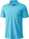 MAGCOMSEN Men's Polo Shirt - Quick Dry Casual Golf Shirt