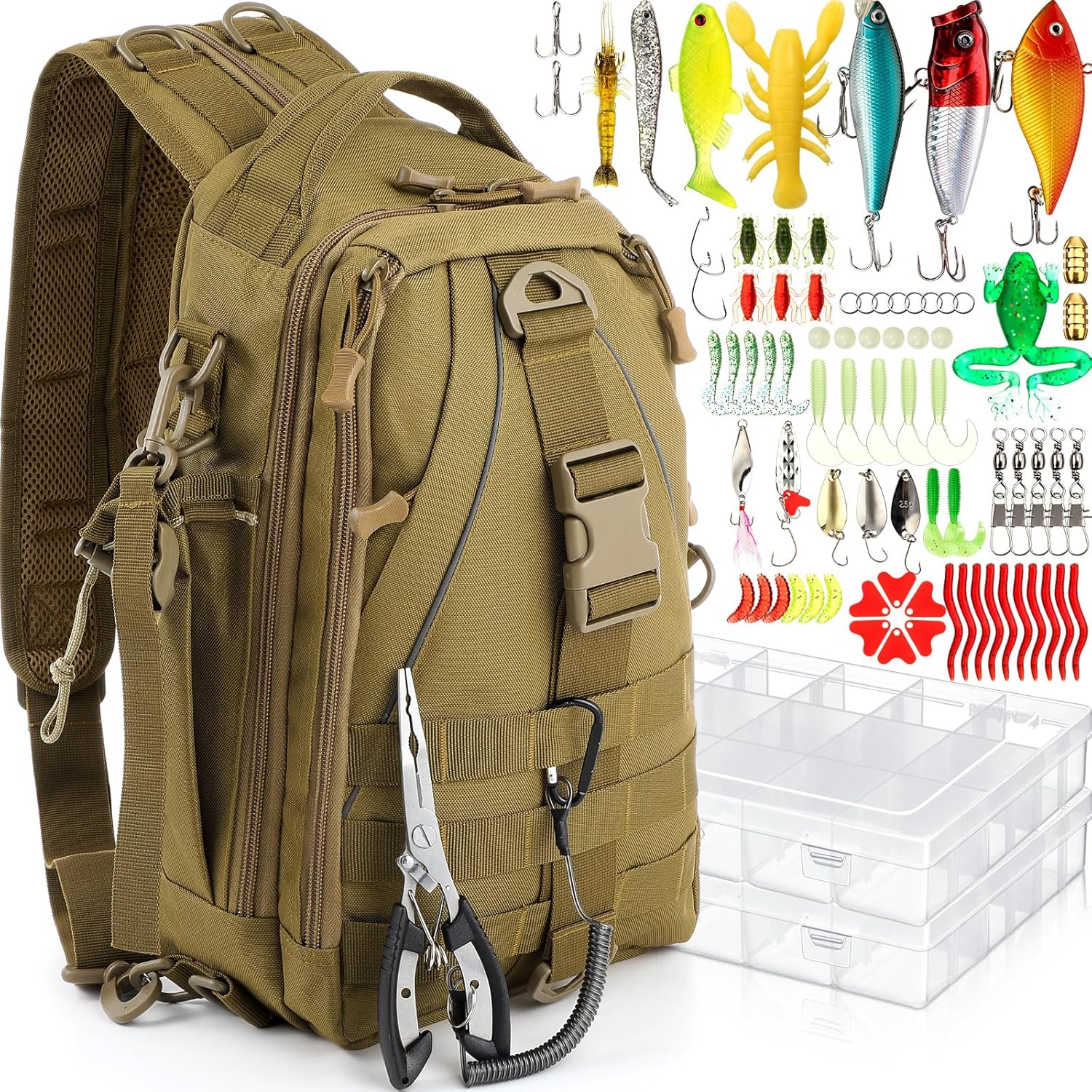 Ultimate Fishing Backpack Set for Anglers | RoundFunny